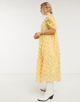 Thumbnail for your product : Sister Jane oversized mdi smock dress with full skirt in texture