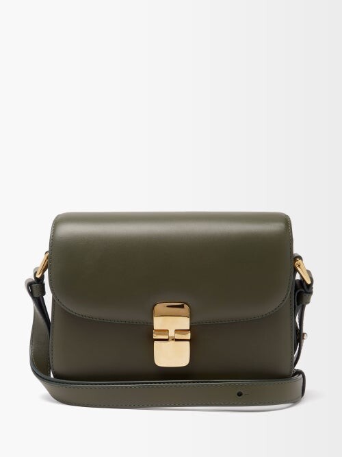 Dark Green Leather Handbags | Shop the world's largest collection 