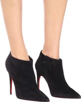 Thumbnail for your product : Christian Louboutin Gorgona 100 suede ankle boots