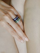 Thumbnail for your product : By Pariah 14kt Gold Lapis Lazuli Stacking Ring