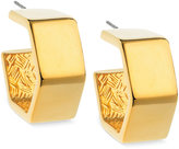 Thumbnail for your product : T Tahari Wide Geometric Hoop Earrings