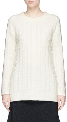 Co Cashmere blend cable knit sweater