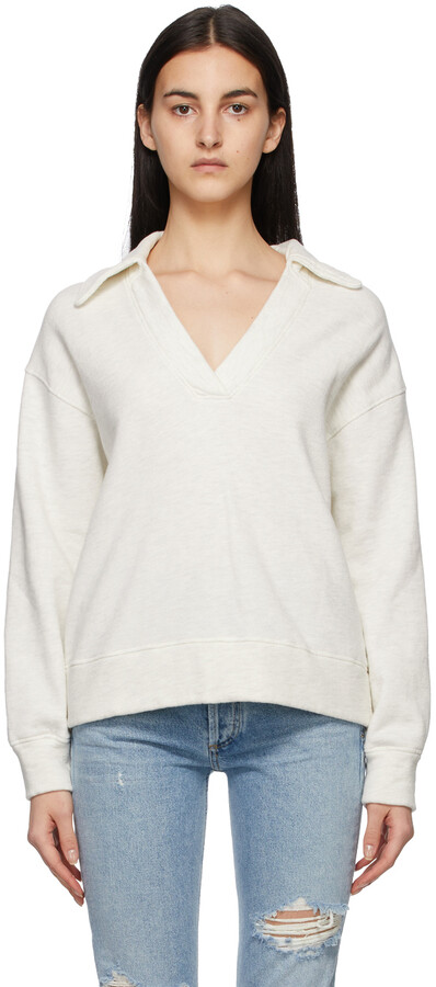 polo collared sweater