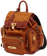 Thumbnail for your product : Moschino Archive Safari Logo Nylon Backpack