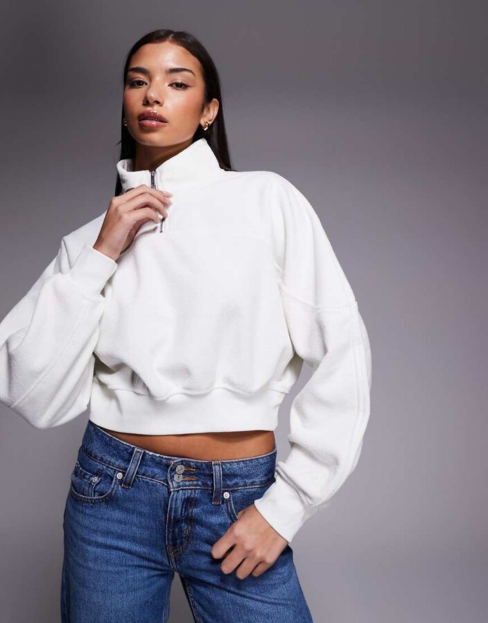 nike air zip crop top