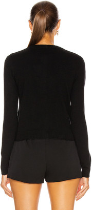 Versace Long Sleeve Sweater in Black | FWRD