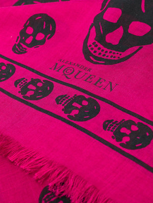Alexander McQueen classic Skull scarf