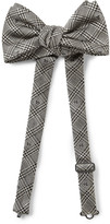 Thumbnail for your product : Alexander McQueen Skull-Embroidered Prince of Wales Check Silk Bow Tie
