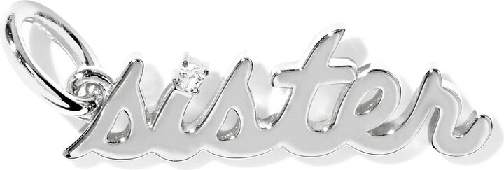Kendra Scott Sister Sterling Silver Charm | Topaz