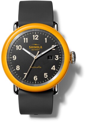 Shinola The No. 2 Detrola 43mm Silicone Watch