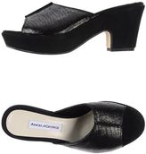 Thumbnail for your product : Angela GEORGE Open-toe mules