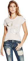 Thumbnail for your product : GUESS Factory Women's Irisa Staggered Logo Tee