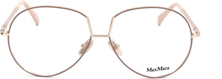 Max Mara Aviator Frame Glasses