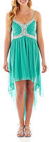 Thumbnail for your product : As U Wish Sleeveless Embellished High-Low Dress