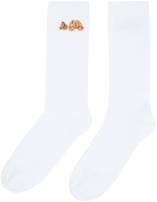 Palm Angels White Bear Socks