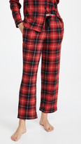 Thumbnail for your product : Emerson Road Heathcliffe Plaid Sherpa Collar PJ Set