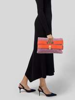 Thumbnail for your product : Marc Jacobs Quilted Leather Double Flap Clutch
