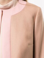 Thumbnail for your product : Paule Ka Two Tone Cropped Blazer