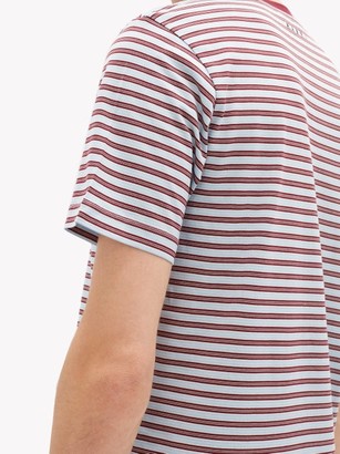 Marni Pack Of Three Striped Cotton-jersey T-shirts - Multi