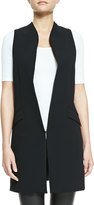 Thumbnail for your product : Alice + Olivia Long Shawl-Collar Vest
