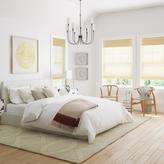 Thumbnail for your product : Elegant Designs Monaco Avenue 21 in. Modern White Leather Table Lamp with White Fabric Shade