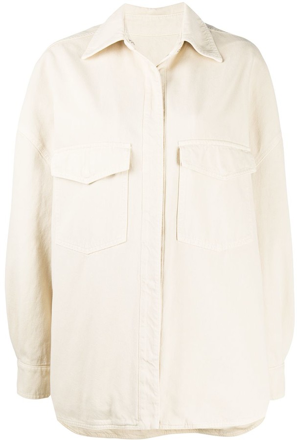 womens denim overshirt