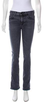 Helmut Lang Mid-Rise Straight-Leg Jeans