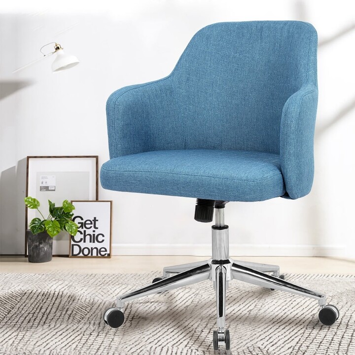 Milemont Home Office Chair Modern, Cute Accent Chairs For Office