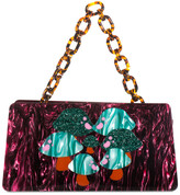 Thumbnail for your product : Edie Parker Purple Acrylic Mushroom Tote Nm, Nwt