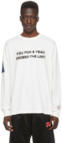 Thumbnail for your product : Adidas Originals By Alexander Wang Off-White Exceed The Limit Long Sleeve T-Shirt