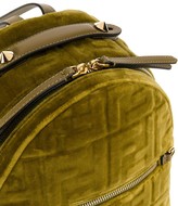 Thumbnail for your product : Fendi mini FF velvet backpack