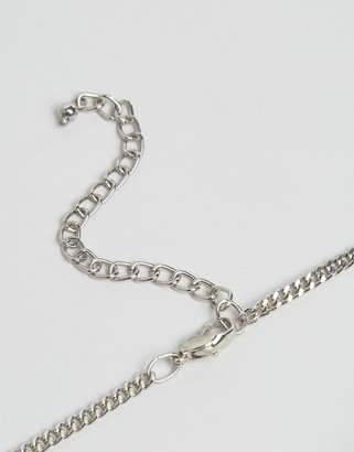 ASOS Studded Multirow Bolo Choker Necklace
