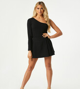 Thumbnail for your product : Outrageous Fortune exclusive pleated mini skort in black