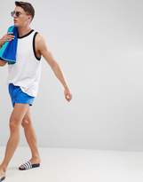 Thumbnail for your product : ASOS Design Swim Shorts In Blue Super Short Length