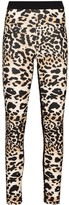Thumbnail for your product : Rabanne Leopard Print Stretch-Fit Leggings