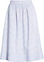 Thumbnail for your product : 1901 Stripe Eyelet Full Skirt