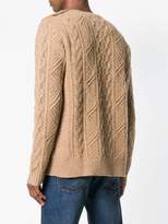 Thumbnail for your product : Ralph Lauren cable-knit fitted sweater