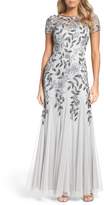 Thumbnail for your product : Adrianna Papell Women's Floral Beaded Trumpet Gown