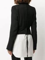 Thumbnail for your product : Ann Demeulemeester Cropped Roll Neck Jacket