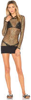 Thumbnail for your product : Sauvage Mesh Hoodie Cover Up