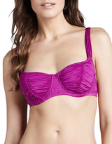 Thumbnail for your product : Betsey Johnson Shirred Delight Underwire Top