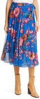 Thumbnail for your product : SEVENTY VENEZIA Floral Pleated Wrap Skirt