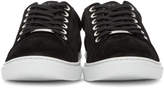 Thumbnail for your product : Jimmy Choo Black Suede Cash Sneakers