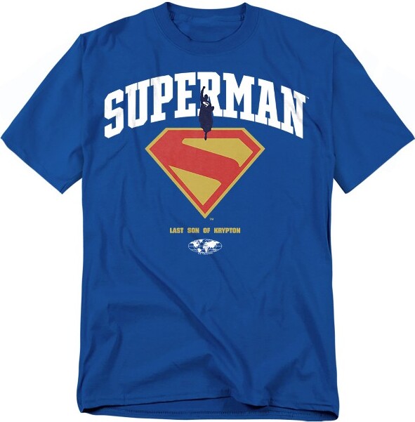 Superman Men'sSuperman2025SupermanComicRunTShirt,Royal,XLarge