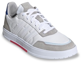 red white and blue men's adidas shoes