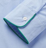 Thumbnail for your product : Sleepy Jones Henry Piped Cotton-Poplin Pyjama Set