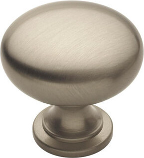 Amerock Everyday Heritage 1-3/16 inch (30mm) Diameter Satin Nickel Cabinet Knob - 10 Pack