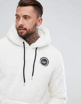 Thumbnail for your product : Hype Hoodie In White Borg