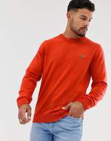 Thumbnail for your product : Lacoste Crew Neck Jumper-Orange