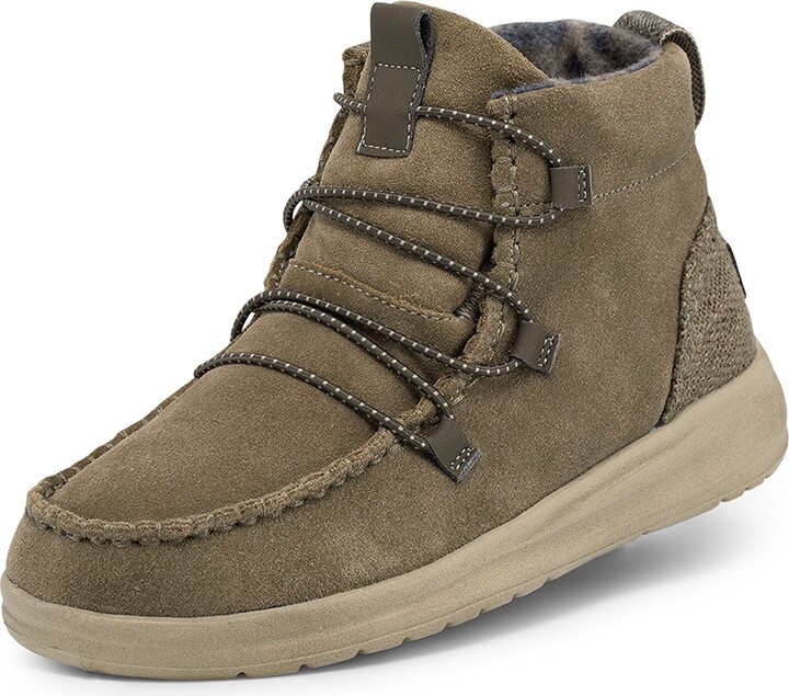 Hey Dude Women's Eloise Suede Moc Toe Boots ShopStyle